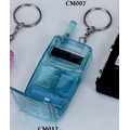 Cell Phone Lip Gloss Key Chain (Blue)